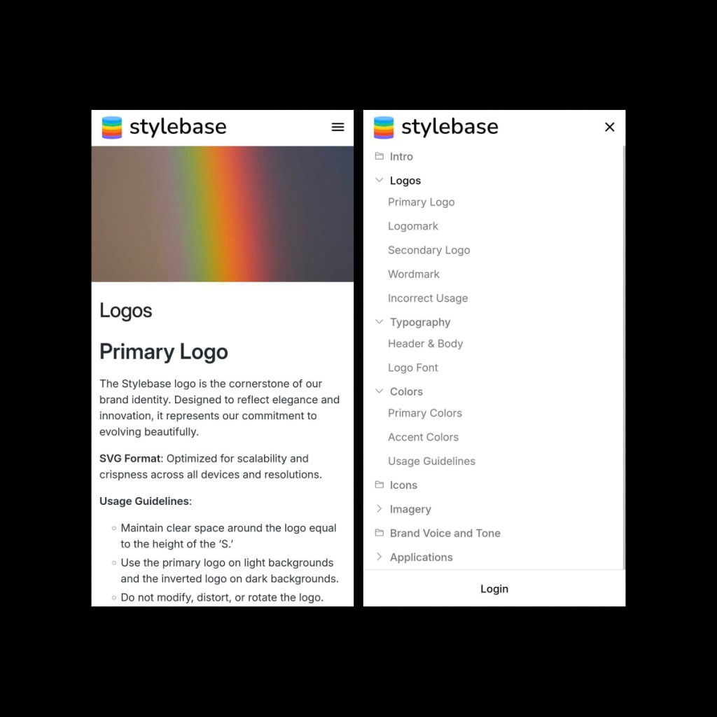 Mobile friendly layout for your brand